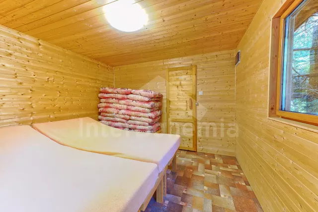 K dispozici je i sauna s odpočívárnou